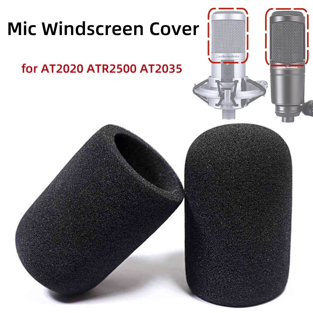 2PCS AT2020 Microphone Windscr - Ribbon Microphone recension och pris