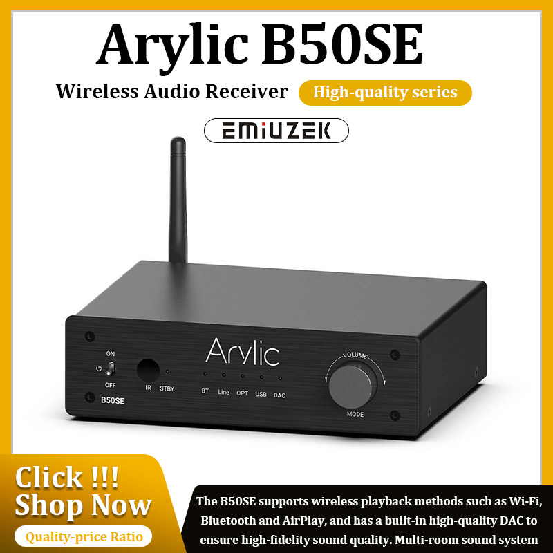 Arylic-B50 SE Bluetooth Stereo - Class D Amplifier recension och pris