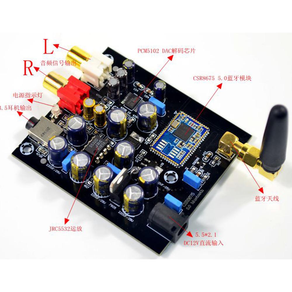 CSR8675 PCM5102 DAC Decoding 5 - Pcm5102 recension och pris
