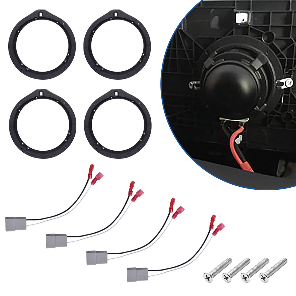 2pair 6.5inch Car Door Speaker - Audio Jumper Wire recension och pris