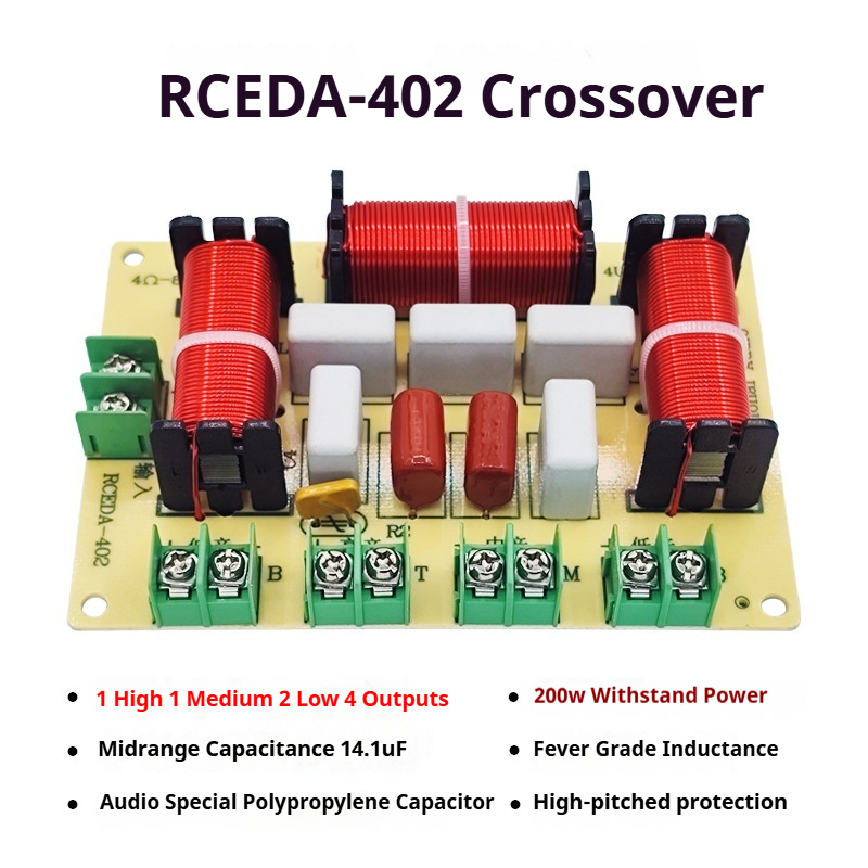 2Pcs 120W Speaker Crossover 4W - Tweeter recension och pris