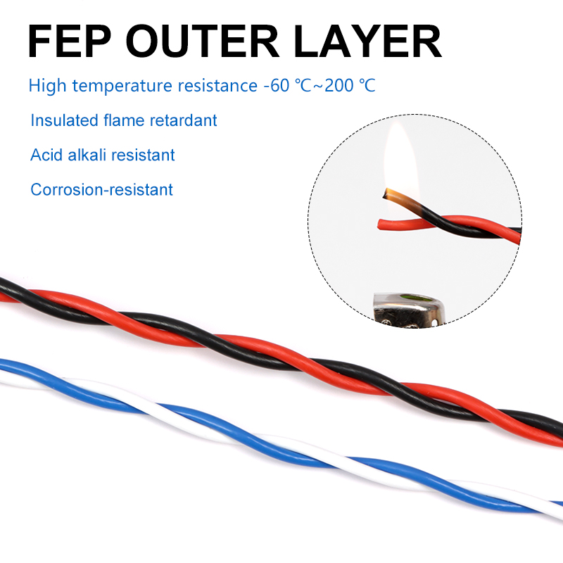 3/8M AFS200 PTFE Wire 26/24/22 - Audio Jumper Wire recension och pris