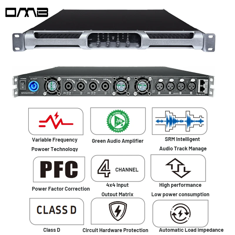 TLF PFA12KLedProfessional Audi - Class D Amplifier recension och pris