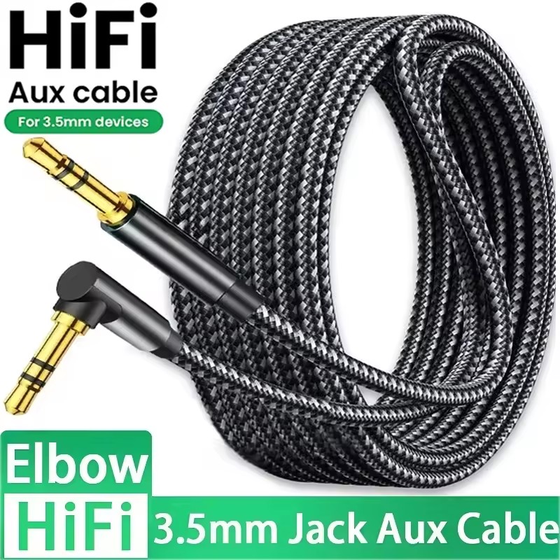 3.5mm Jack Audio Cable 90 Degr - Audio Jumper Wire recension och pris