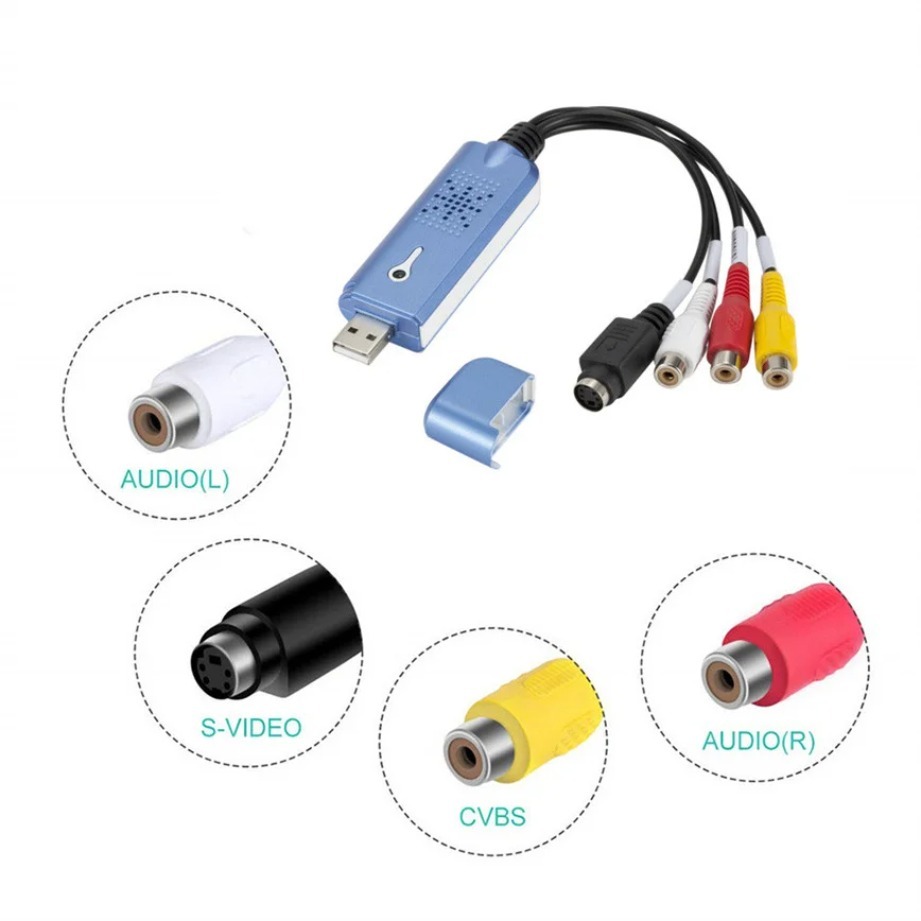 VHS VCR to Digital Converter U - Audio Cable Rca recension och pris