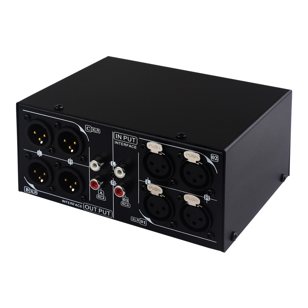 3 in 3 out fully balanced XLR  - Passive Preamp recension och pris
