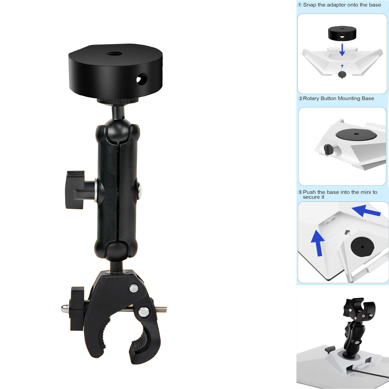 Starlink Bracket Adjustable 36 - Knob Aluminum recension och pris