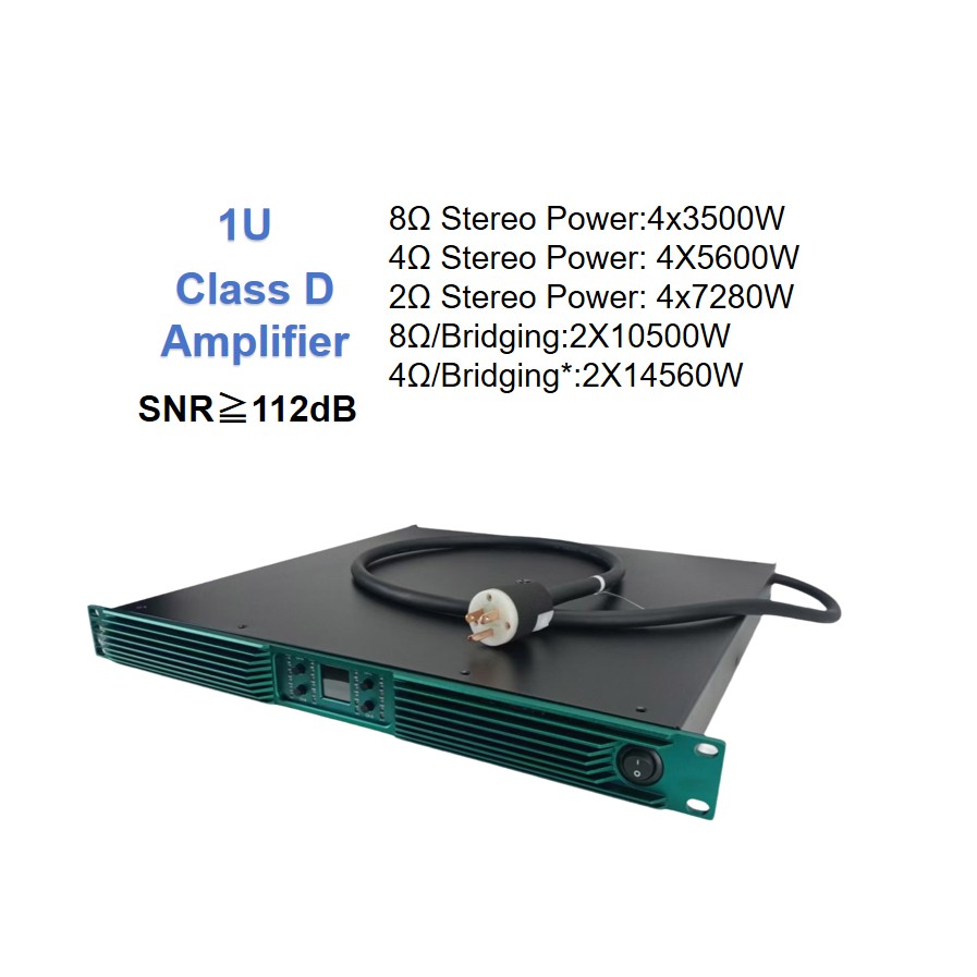 Outdoor Power Amplifier 3500W  - Class D Amplifier recension och pris