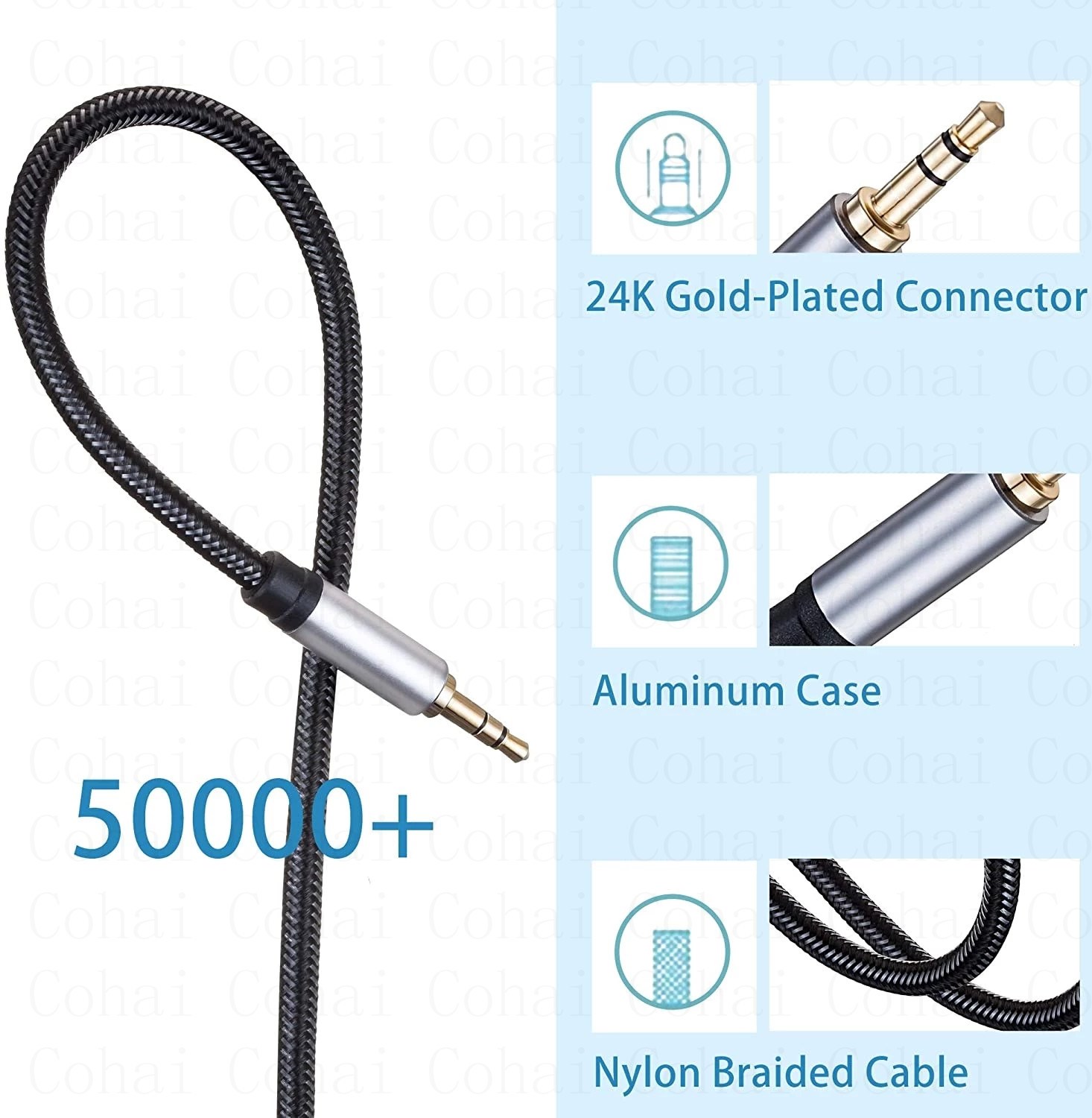 3.5mm Jack Audio Cable Jack 3. - Audio Jumper Wire recension och pris