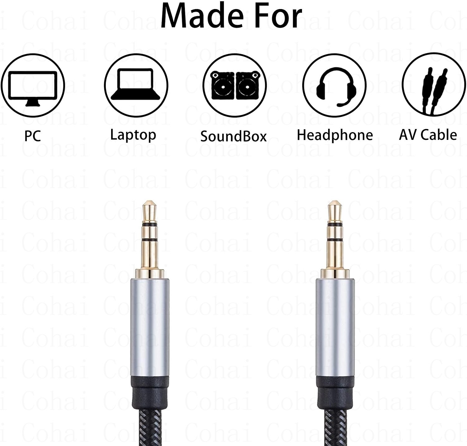 3.5mm Jack Audio Cable Jack 3. - Audio Jumper Wire recension och pris