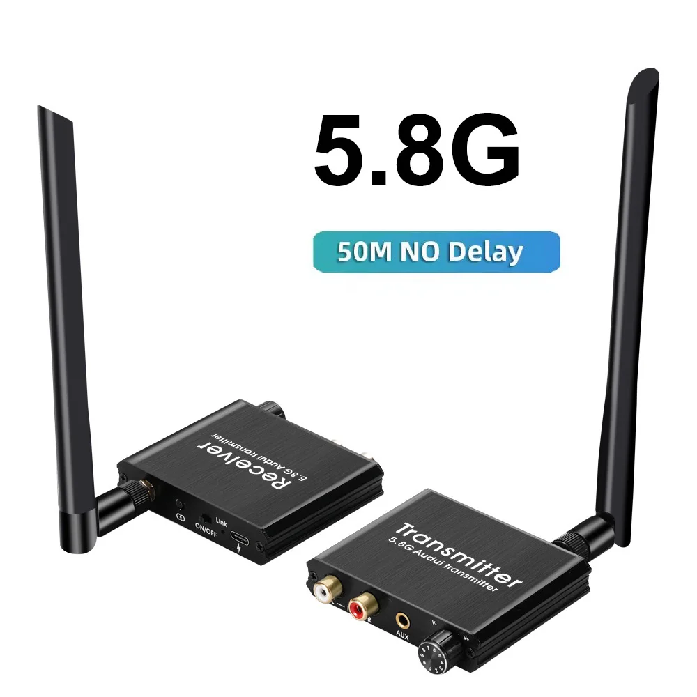 50m 2.4GHz Transmitter Receive - Audio Cable Rca recension och pris