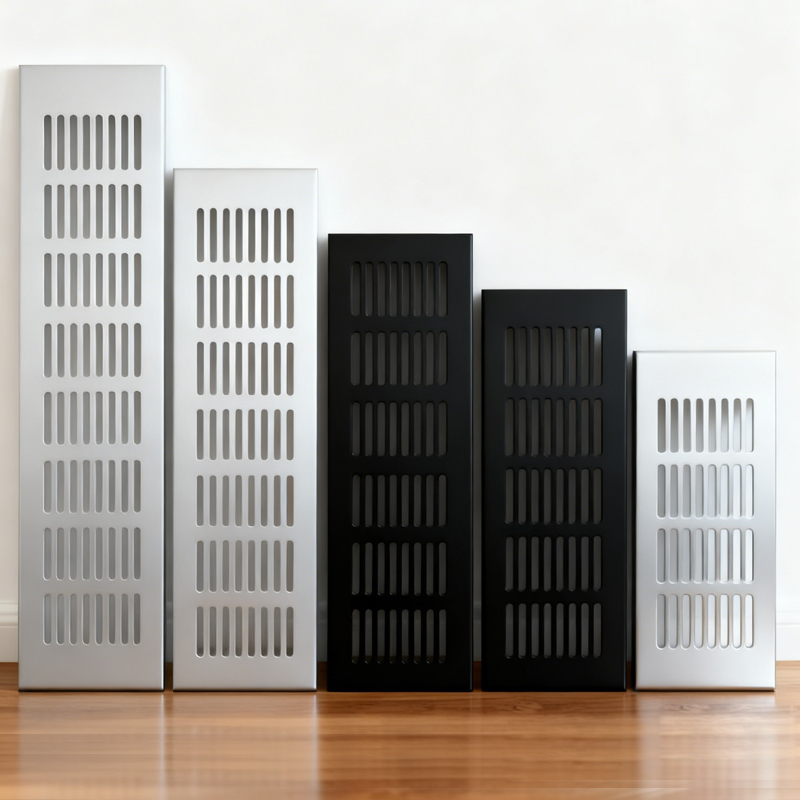 50/80mm Wide Vents Perforated  - Ventilation Grille Aluminum recension och pris