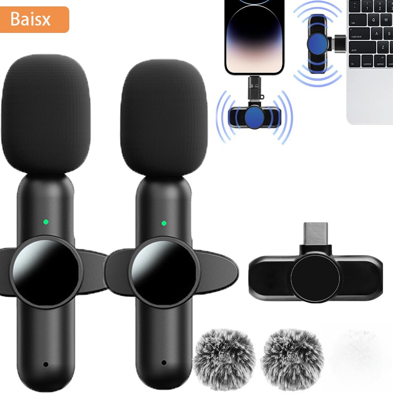 Wireless Lavalier Microphone f - Condenser Microphone Kit recension och pris