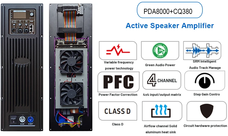 TLF PFA8000+CQ380 Amplifier Bo - Class D Amplifier recension och pris