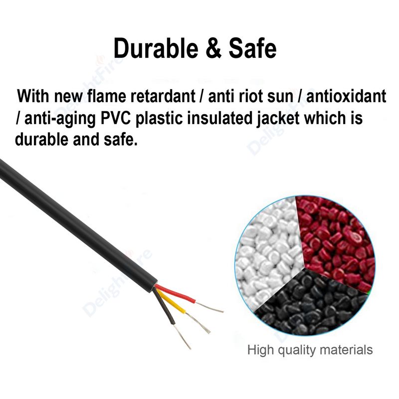 3 Core Sheathed Cable Electric - Audio Jumper Wire recension och pris