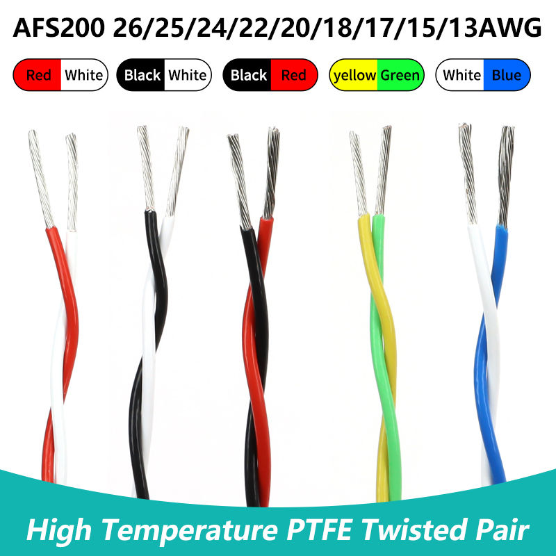1/2/5/10/20m PTFE Wire AFS200  - Audio Jumper Wire recension och pris