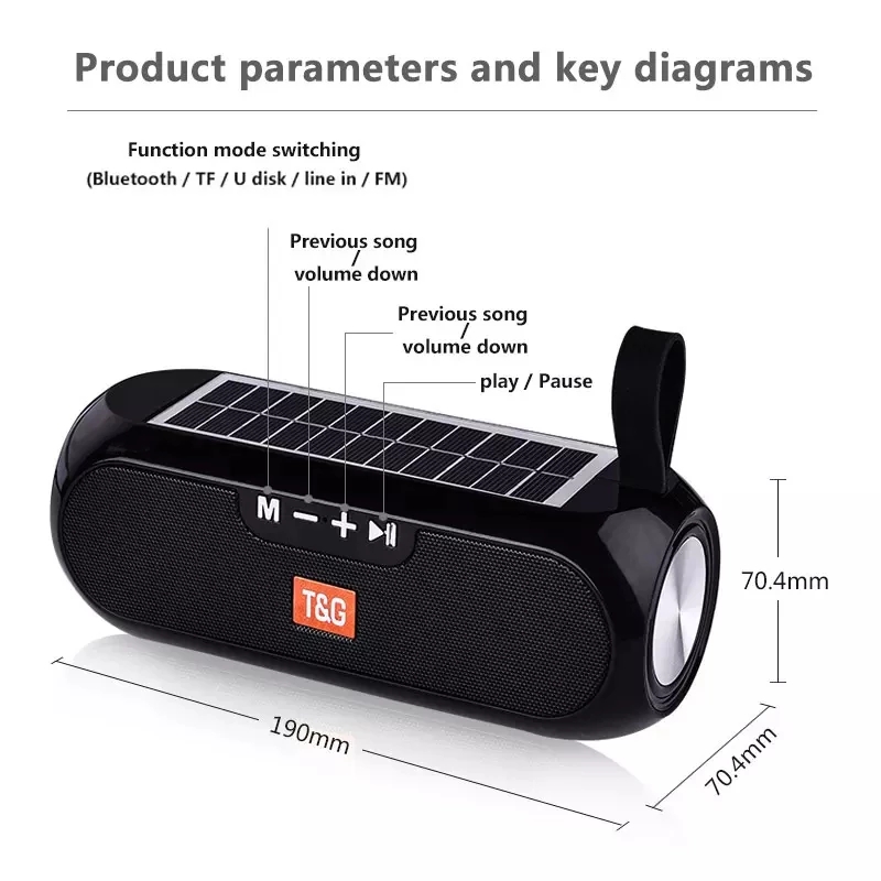 Solar Radio FM Outdoor Portabl - Sbc Audio Amplifier recension och pris