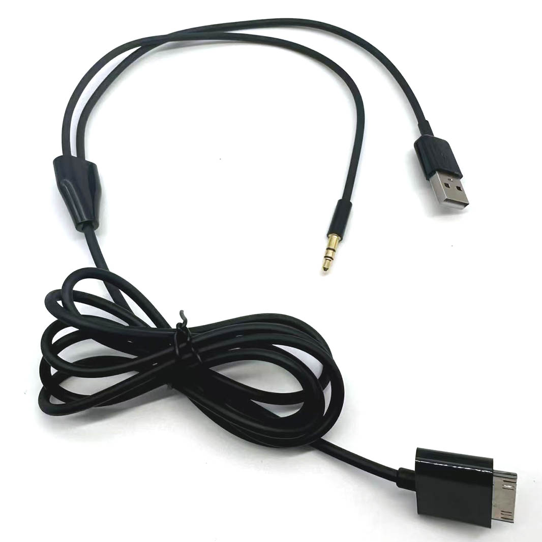1pcs 30Pin to 3.5mm Car AUX Au - Audio Jumper Wire recension och pris